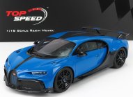 Truescale Bugatti Chiron N 16 Pur Sport 2018 1:18 Agile Blue Black