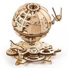 Ugears 3D drevené mechanické puzzle glóbus