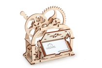 Ugears 3D drevené mechanické puzzle Vizitka Box