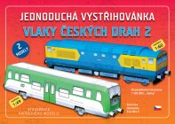 Vlaky Českých dráh 2. časť - 2 papierové modely v mierke 1:60 a 1:49