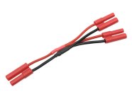 Y kábel paralelný 2,0 mm pozlátený 14AWG 12 cm