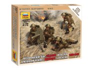 Zvezda figúrky British Machine Gun with crew 1939 – 1942 (1:72)