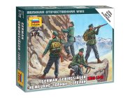 Zvezda figúrky – nemeckí Gebirgsjäger (1:72)