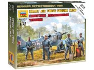 Zvezda figúrky Soviet airforce ground crew (1:72)