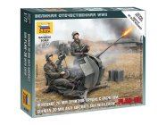 Zvezda Snap Kit – Flak 38 s posádkou (1:72)