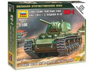 Zvezda Snap Kit – KV-1 s kanónom F-32 (1:100)