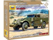 Zvezda Snap Kit – M3 Scout Car (1:100)