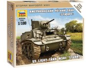 Zvezda Snap Kit – M3 Stuart (1:100)