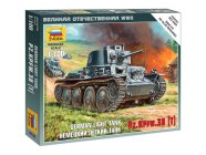 Zvezda Snap Kit – Panzer 38 (t) (1:100)