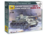 Zvezda Snap Kit – Panzer IV Ausf.H (1:100)