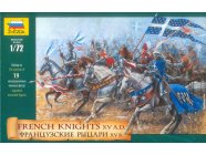 Zvezda Wargames (AoB) figúrky – French Knights (1:72)