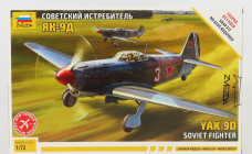 Zvezda Jakovlev Jak-9d Vojenská sovietska stíhačka 1:72 /