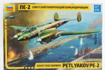 Zvezda Patljakov Pe-2 Sovietske lietadlo 1939 1:72 /