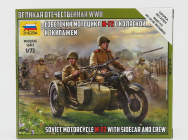 Zvezda Zundapp M-72 Vojenský motocykel s vlečkou 1941 1:72 /