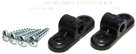 2623 upevňovacia konzola priemer 5mm, 2ks