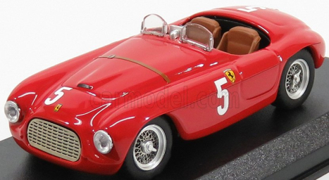 Art-model Ferrari 166mm Barchetta Ch.0010 N 5 Automobile Club France Comminges 1949 L.chinetti 1:43 Červená