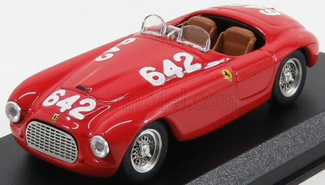 Art-model Ferrari 166mm Barchetta Ch.0010 N 642 Mille Miglia 1949 Taruffi - Nicolini 1:43 Červená