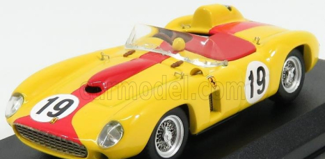 Art-model Ferrari 290mm Spider Ch.0606 N 19 4th Portugal Monsanto Gp 1957 A.de Changy 1:43 Yellow