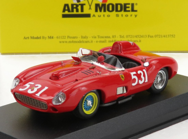 Art-model Ferrari 315s Spider S/n0646 N 531 Mille Miglia 1957 A.de Portago - E.nelson 1:43 Červená