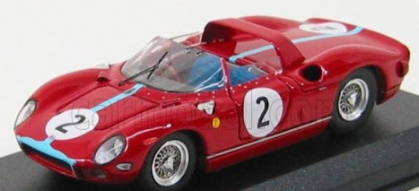 Art-model Ferrari 330p N 2 Winner Paris 1964 Hill - Bonnier 1:43 Červená