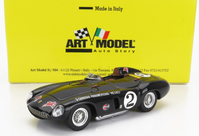 Art-model Ferrari 750 Monza Spider 3.0l N 2 Rally Carrera Panamericana Mexico 1954 Alfonso De Portago 1:43 Black