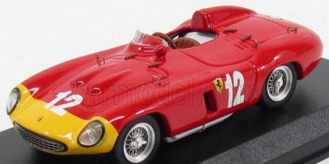 Art-model Ferrari 857s Spider Ch.0584 N 12 3rd Cuba Gp 1957 A.de Portago 1:43 Červeno-žltá