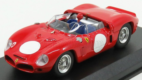 Art-model Ferrari Dino 246sp Ch.0796 Spider Fantuzzi N 0 Prova 1961 1:43 Červená