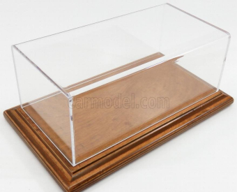 Atlantic Vetrina display box Molsheim Base In Legno - Wood Mahonagy Base - Lungh.lenght Cm 23 X Largh.width Cm 12 X Alt.height Cm 8.5 (altezza Interna 8.0 Cm ) 1:24 Plastic Display