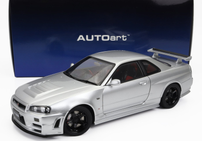 Autoart Nissan Skyline Gt-r (r34) Z-tune 2002 1:18 Strieborná