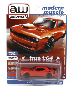 Autoworld Dodge Charger R/t Coupe 2019 1:64 Oranžová