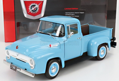 Autoworld Ford usa F-100 Pick-up 1956 1:18 svetlomodrá