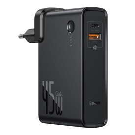 Baseus Power Station (GaN) 10000 mAh 45 W EU Black