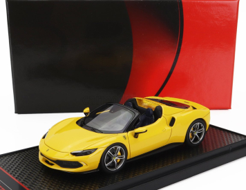 Bbr-models Ferrari 296 Gts Spider 2022 1:43 Giallo Modena - žltá