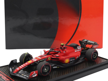 Bbr-models Ferrari F1 Sf-23 Team Scuderia Ferrari N 55 4th Bahrain Gp 2023 Carlos Sainz 1:43 Red Black