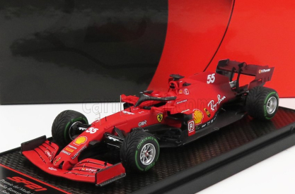 Bbr-models Ferrari F1 Sf21 Team Scuderia Ferrari Mission Winnow N 55 5. Emilia Romagna Taliansko Gp (pneumatiky do dažďa) 2021 Carlos Sainz Jr. 1:43 Red