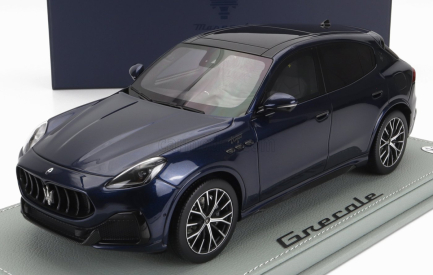 Bbr-models Maserati Grecale Trofeo Suv 2023 - Con Vetrina - S vitrínou 1:18 Blu Nobile - Blue Met