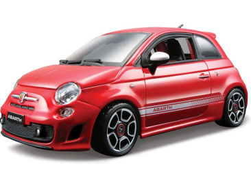 Bburago Abarth 500 1:24 červená