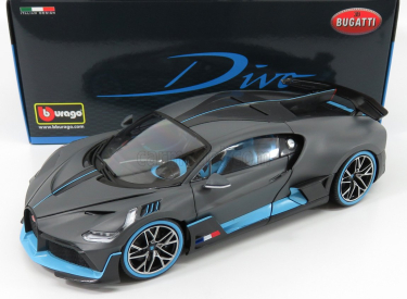 Bburago Bugatti Divo 1:18 strieborná