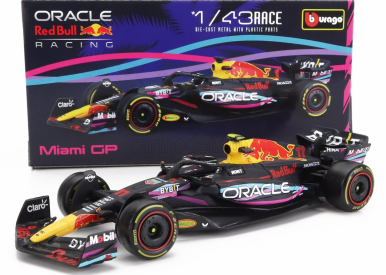 Bburago Red bull F1 Rb19 Team Oracle Red Bull Racing N 11 1:43, tmavomodrá