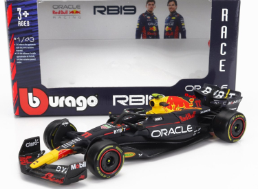 Bburago Red bull F1 Rb19 Team Oracle Red Bull Racing N 11 1:43, tmavomodrá