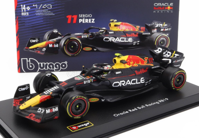 Bburago Red bull F1 Rb19 Team Oracle Red Bull Racing N 11 1:43, tmavomodrá