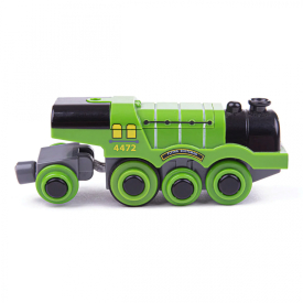 Bigjigs Rail Elektrická lokomotíva Flying Scotsman Green