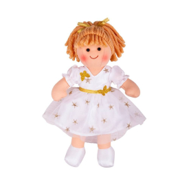 Bigjigs Toys Látková bábika Charlotte 28cm