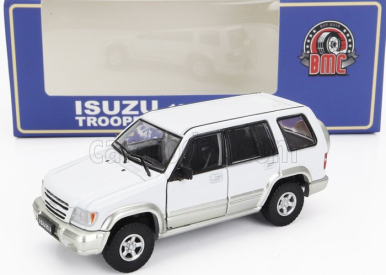 Bm-creations Isuzu Trooper Big Horn 1998 1:64 bielo strieborná