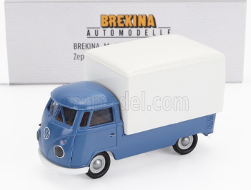 Brekina plast Volkswagen T1b Pick-up Telonato 1960 1:87 modrá biela