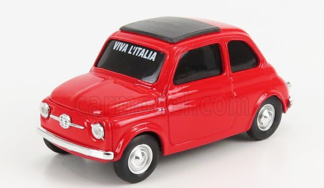 Brumm Fiat 500 1965 - Viva L'italia 150. výročie Italia 1861 - 2011 1:43 červená