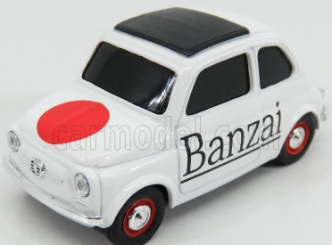 Brumm Fiat 500 Brums Banzai 2017 1:43 Biela