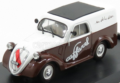 Brumm Fiat 500b Van Pubblicitario Caffarel Cioccolato 1950 1:43 hnedá biela