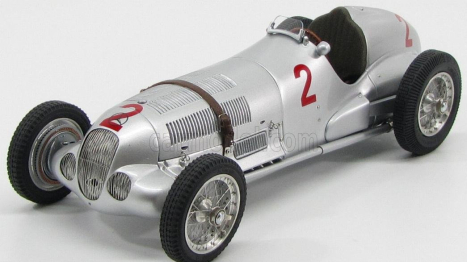 Cmc Mercedes benz F1 W125 N 2 Gp Donington 1937 H.lang 1:18 Strieborný