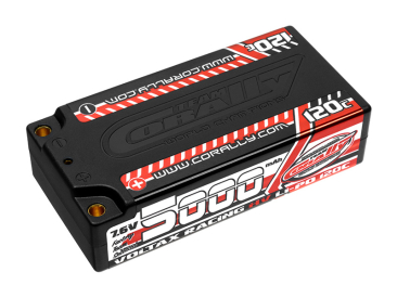 Corally LiPo HV Voltax 7,6V 5000mAh 120C Short EFRA